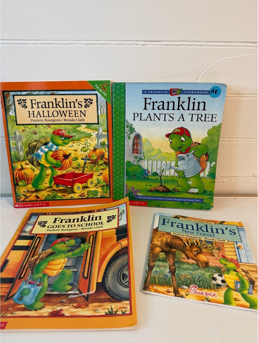 Lot of 4 Franklin the Turtle Books